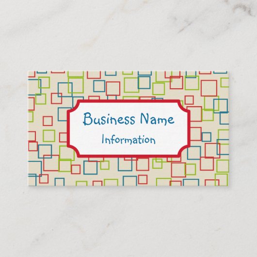 おもしろいレトロ名刺 名刺 (正面)