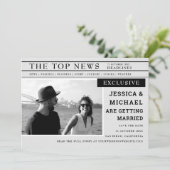 おもしろいレトロ新聞ページニュース白黒写真 セーブザデート (スタンド正面)