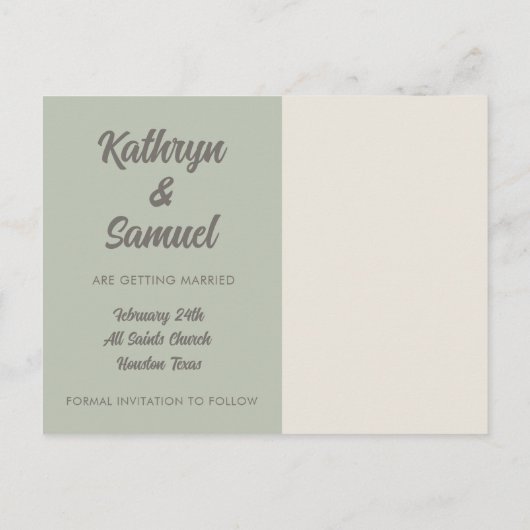 おもしろいレトロ日付ポストカードテンプレートの保存 シーズンポストカード (裏面)