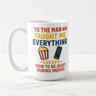 おもしろいレトロ映画パパ感謝ギフト コーヒーマグカップ