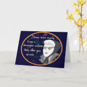 おもしろいレトロ母はがき カード (黄色い花)