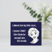 おもしろいレトロ母はがき ポストカード (スタンド正面)