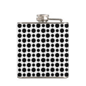 おもしろいレトロ水玉模様50と素晴らしい!バースデー フラスク (裏面)