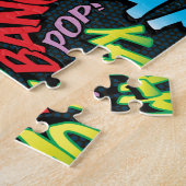 おもしろいレトロ漫画ブックアポップ・アートのートサウンド ジグソーパズル (側面)