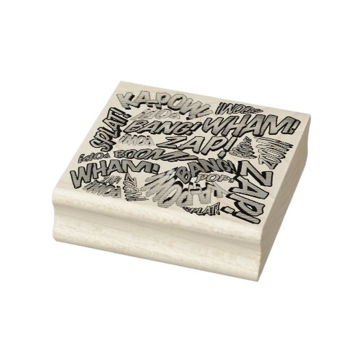 おもしろいレトロ漫画ブックアポップ・アートのートサウンド ラバースタンプ (スタンプ)