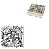 おもしろいレトロ漫画ブックアポップ・アートのートサウンド ラバースタンプ (押印)