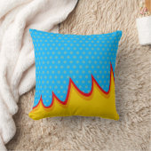 おもしろいレトロ漫画ブックアポップ・アートのート爆発 クッション (ブランケット)