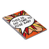 おもしろいレトロ漫画ブックアポップ・アートのート ノートブック (右側)