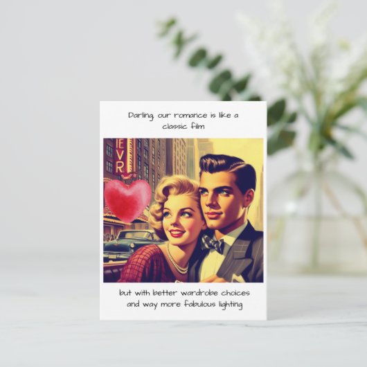 おもしろいレトロ漫画 ポストカード (スタンド正面)