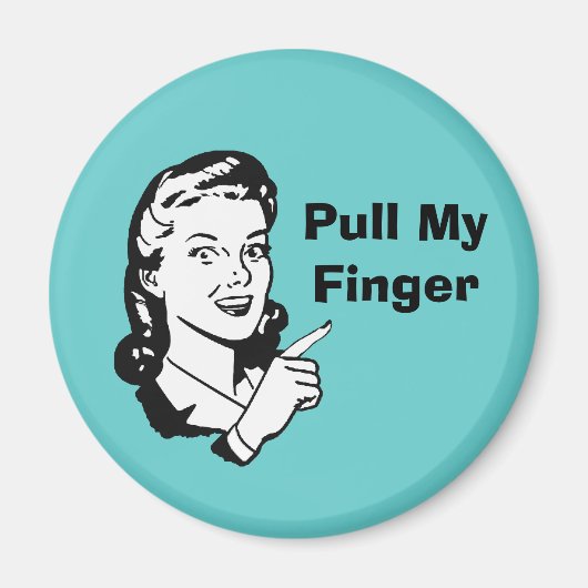 おもしろいレトロ磁石 マグネット (正面)