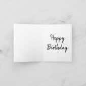 おもしろいレトロ誕生日カー吹ドのアウトキャンドル カード (内部)