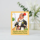 おもしろいレトロ除·売却パーティの招待状 招待状 (スタンド正面)