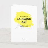 おもしろいレトロ電話頭が切れるヴィンテージクリスマス シーズンカード (裏面)