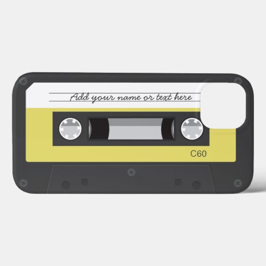 おもしろいレトロ音楽カセットテープiPhone 6ケース Case-Mate iPhoneケース (裏面 (横))