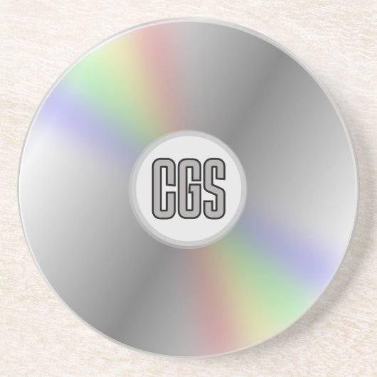 おもしろいレトロ音楽CD DVDモノグラムY2Kコースター コースター (正面)