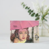 おもしろいレトロ驚きブライダルシャワーパーティの招待状 招待状 (スタンド正面)