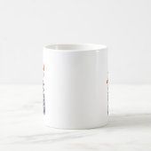 おもしろいレトロ2025グランジデザイン、米国湾 コーヒーマグカップ (中央)