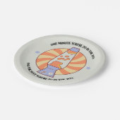 おもしろいレトロ70年代 ペーパープレート (アングル)