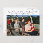 おもしろいレトロ ポストカード (正面/裏面)