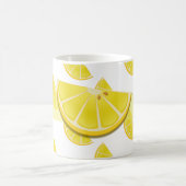 おもしろいレモンのマグアート コーヒーマグカップ (中央)