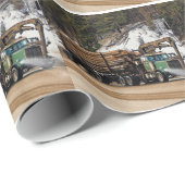 おもしろいログイン – ログアウトTrucker Artデザイン ラッピングペーパー (ロールコーナー)