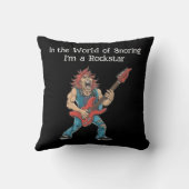 おもしろいロックスター クッション (裏面)