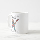 おもしろいロックスター コーヒーマグカップ (正面左)