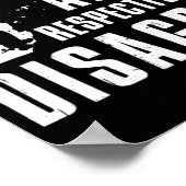 おもしろいロック登山アー男性へト女性の境界Cli ポスター (角)