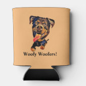 おもしろいロットワイラードッグクーラーボックス 缶クーラー (裏面)