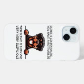 おもしろいロットワイラー犬 Case-Mate iPhoneケース (裏面 (横))