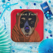 おもしろいロットワイラー ペーパープレート (パーティー)