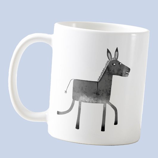 おもしろいロバ コーヒーマグカップ