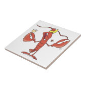 おもしろいロブスター漫画 タイル (側面)