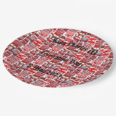 おもしろいロンドンバスコロネーション ペーパープレート (アングル)