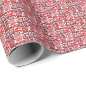 おもしろいロンドンバス – コロネーション –  ラッピングペーパー (ロールコーナー)