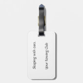 おもしろいローイングクラブ ラゲッジタグ (裏面縦)