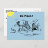 おもしろいローボートブルーイムビング 案内ポストカード (正面/裏面)