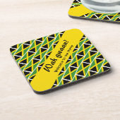 おもしろいワグァンジャマイカ国旗 コースター (左側)