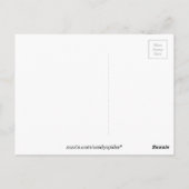 おもしろいワシとカモメ ポストカード (裏面)