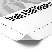 おもしろいワンテン遠くにサーカス ポスター (角)