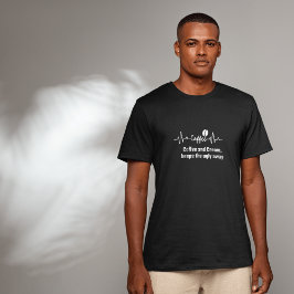 おもしろいワーク引用文おもしろいコーヒークリ保ームの醜い遠くに Tシャツ