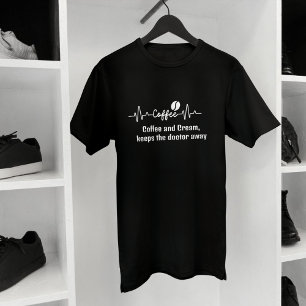 おもしろいワーク引用文コーヒー&クリーム保ドクター遠くに Tシャツ
