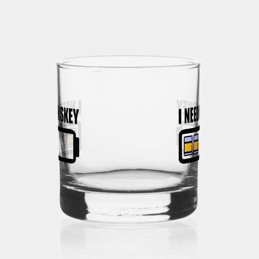 おもしろいワードアート ウイスキーグラス (左)