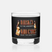 おもしろいワードアート ウイスキーグラス (正面)