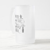 おもしろいワードアート フロストグラスビールジョッキ (正面左)