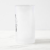 おもしろいワードアート フロストグラスビールジョッキ (中央)