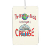 おもしろいワールドA Message Goクルージング カーエアーフレッシュナー (正面)