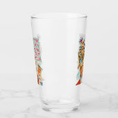 おもしろいヴィンテージおもしろい飲むクリスマスツリーのジョーク タンブラーグラス (左)