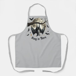 おもしろいヴィンテージつるこうもりのハロウィーン エプロン