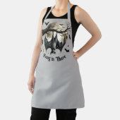 おもしろいヴィンテージつるこうもりのハロウィーン エプロン (インサイチュ)